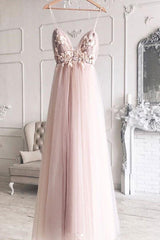 Sweetheart tulle lace long prom dress, tulle lace evening dress